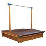Gaspo sandpit with roof