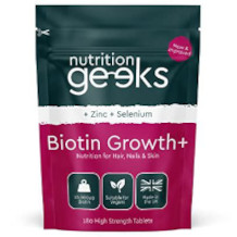 Nutrition Geeks biotin tablet