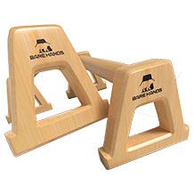 Bare Hands parallette for calisthenics