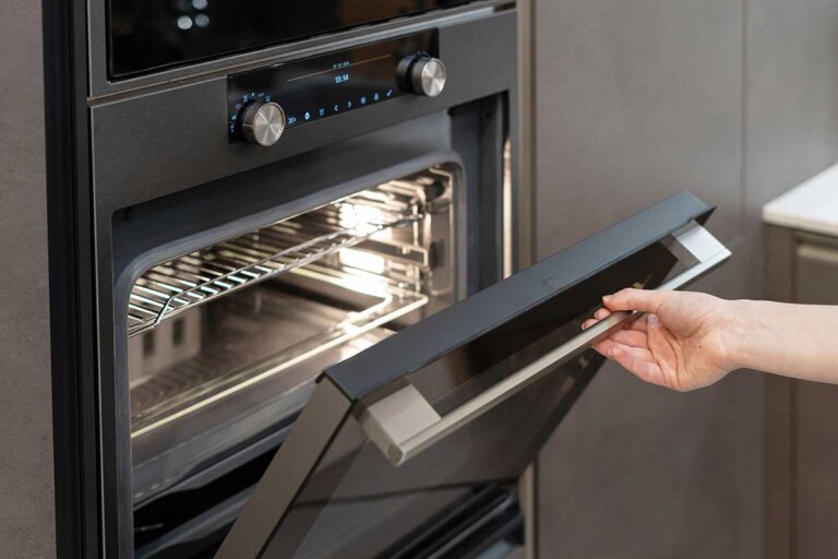 built-in steam oven