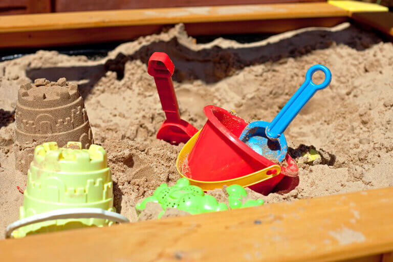 covered sandpit