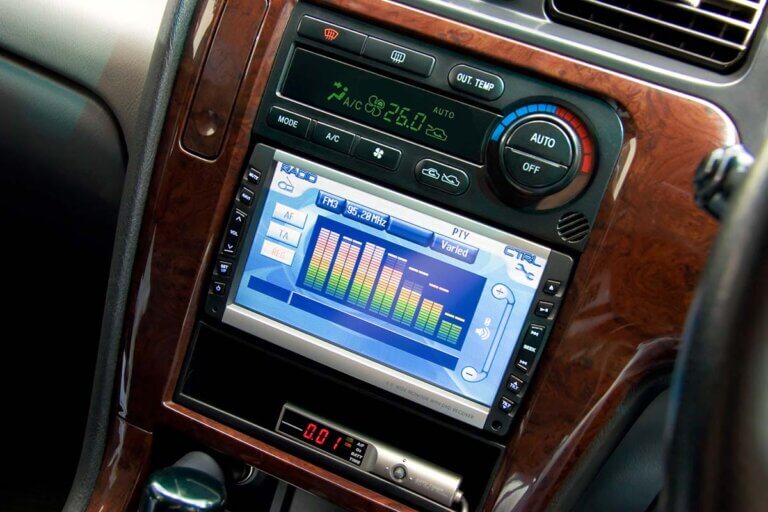double DIN car stereo