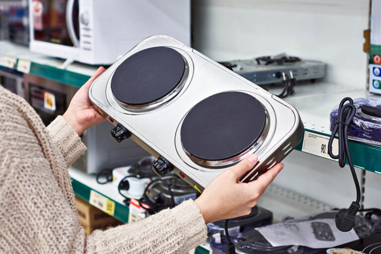 double hot plate