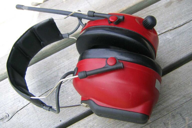 ear protector with radio