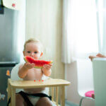 high chair with steps