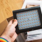 LED battery construction spotlight