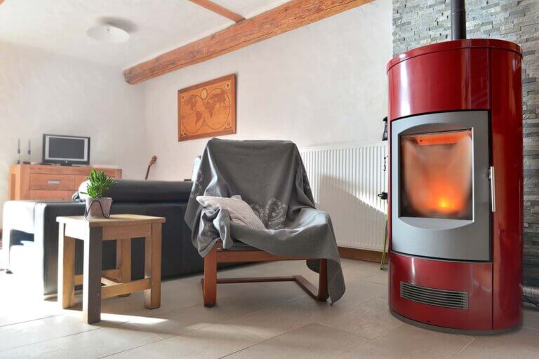 pellet stove